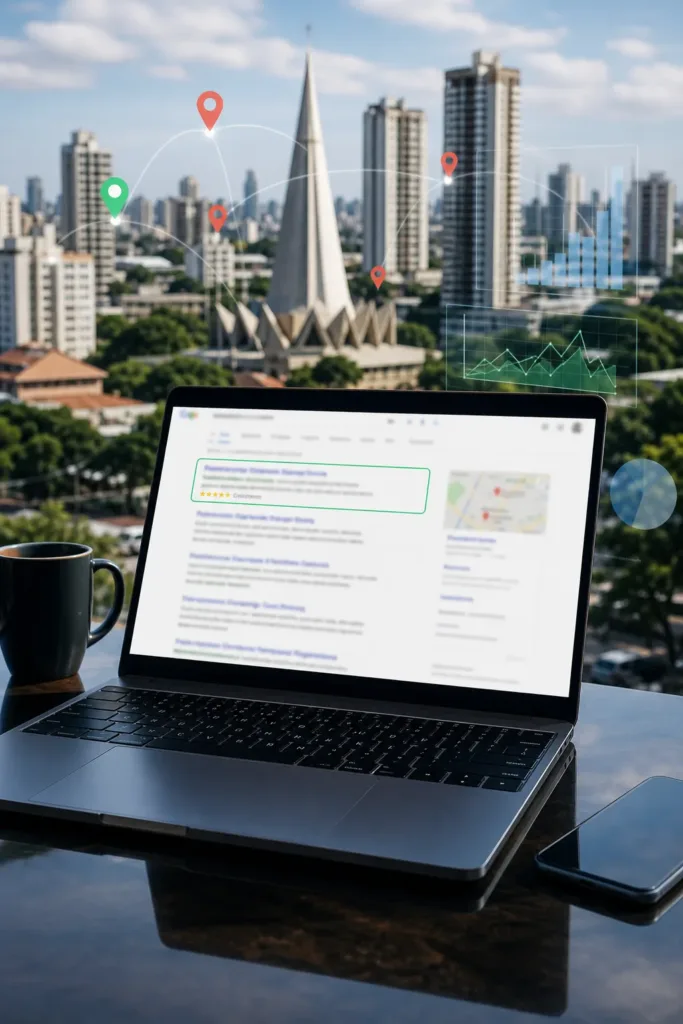 Como aparecer no google em maringá