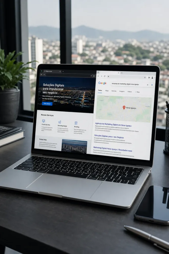 Seu site no google em nova iguaçu